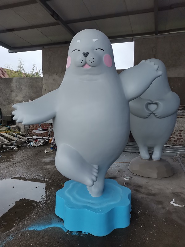 煙臺蓬萊長島形象大使  玻璃鋼雕塑